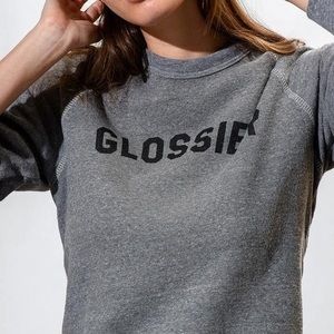 Grey glossier sweatshirt